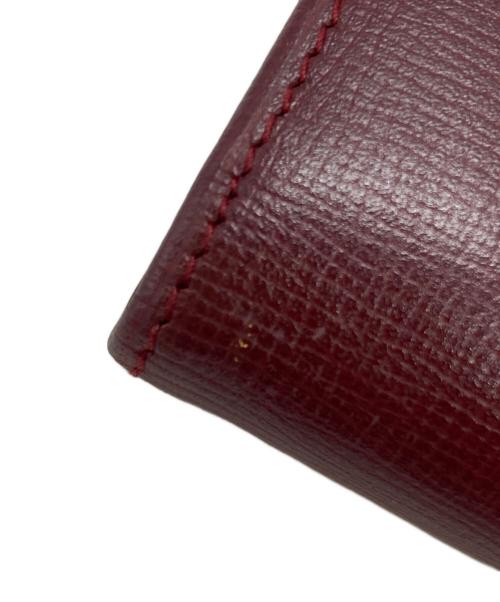 Cartier（カルティエ）Cartier (カルティエ) マストドゥカルティエ 三つ折り長財布/Must de Cartier ブラウンの古着・服飾アイテム