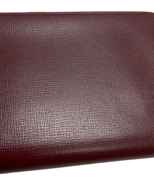 Cartier（カルティエ）Cartier (カルティエ) マストドゥカルティエ 三つ折り長財布/Must de Cartier ブラウンの古着・服飾アイテム