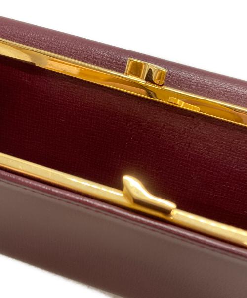 Cartier（カルティエ）Cartier (カルティエ) マストドゥカルティエ 三つ折り長財布/Must de Cartier ブラウンの古着・服飾アイテム