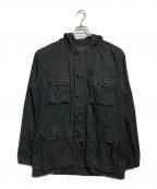 ）の古着「マルチポケットフーデッドコート/Multi-pocket hooded coat」｜ブラック