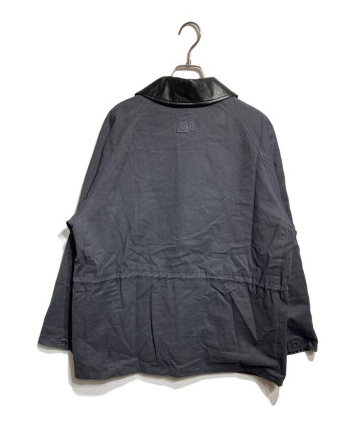 MARITHE+FRANCOIS GIRBAUD（マリテフランソワジルボー）MARITHE+FRANCOIS GIRBAUD (マリテフランソワジルボー) COTTON WASHED HUNTING JACKET ブラック サイズ:Lの古着・服飾アイテム