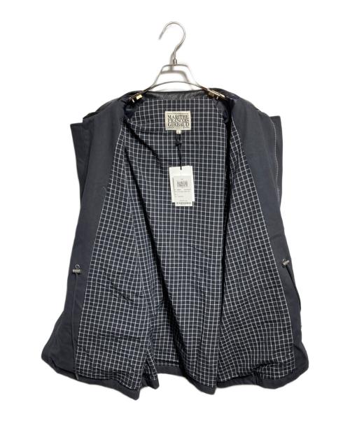 MARITHE+FRANCOIS GIRBAUD（マリテフランソワジルボー）MARITHE+FRANCOIS GIRBAUD (マリテフランソワジルボー) COTTON WASHED HUNTING JACKET ブラック サイズ:Lの古着・服飾アイテム