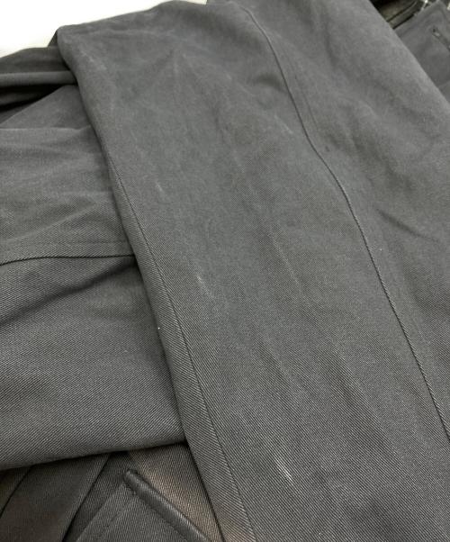 MARITHE+FRANCOIS GIRBAUD（マリテフランソワジルボー）MARITHE+FRANCOIS GIRBAUD (マリテフランソワジルボー) COTTON WASHED HUNTING JACKET ブラック サイズ:Lの古着・服飾アイテム