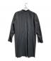 HOMME PLISSE ISSEY MIYAKE (オム プリッセ イッセイ ミヤケ) プリーツバンドカラーコート ブラック サイズ:1：35000円