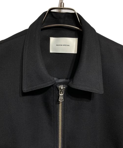 MAISON SPECIAL（メゾンスペシャル）MAISON SPECIAL (メゾンスペシャル) Schonherr Dress-Fit Harrington Jacket/シェーンヘル ドレスフィット ハリントンジャケット ブラック サイズ:1の古着・服飾アイテム