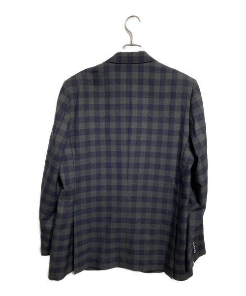 DAIRIKU（ダイリク）DAIRIKU (ダイリク) D School Check Tailored Jacket グレー サイズ:Ｌの古着・服飾アイテム