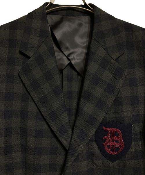 DAIRIKU（ダイリク）DAIRIKU (ダイリク) D School Check Tailored Jacket グレー サイズ:Ｌの古着・服飾アイテム