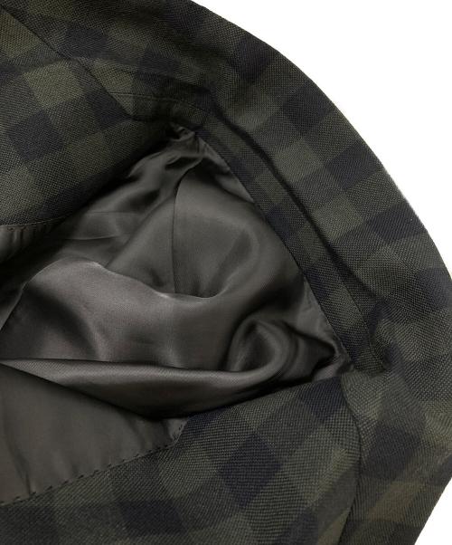 DAIRIKU（ダイリク）DAIRIKU (ダイリク) D School Check Tailored Jacket グレー サイズ:Ｌの古着・服飾アイテム
