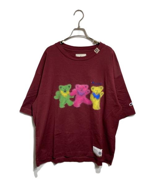Maison MIHARA YASUHIRO（メゾン ミハラ ヤスヒロ）Maison MIHARA YASUHIRO (メゾン ミハラ ヤスヒロ) ベアプリントTシャツ レッド サイズ:48の古着・服飾アイテム