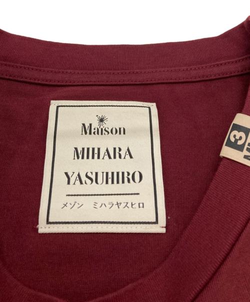 Maison MIHARA YASUHIRO（メゾン ミハラ ヤスヒロ）Maison MIHARA YASUHIRO (メゾン ミハラ ヤスヒロ) ベアプリントTシャツ レッド サイズ:48の古着・服飾アイテム