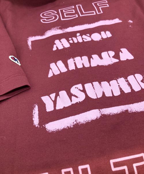 Maison MIHARA YASUHIRO（メゾン ミハラ ヤスヒロ）Maison MIHARA YASUHIRO (メゾン ミハラ ヤスヒロ) ベアプリントTシャツ レッド サイズ:48の古着・服飾アイテム