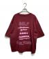 Maison MIHARA YASUHIRO (メゾン ミハラ ヤスヒロ) ベアプリントTシャツ レッド サイズ:48：12000円