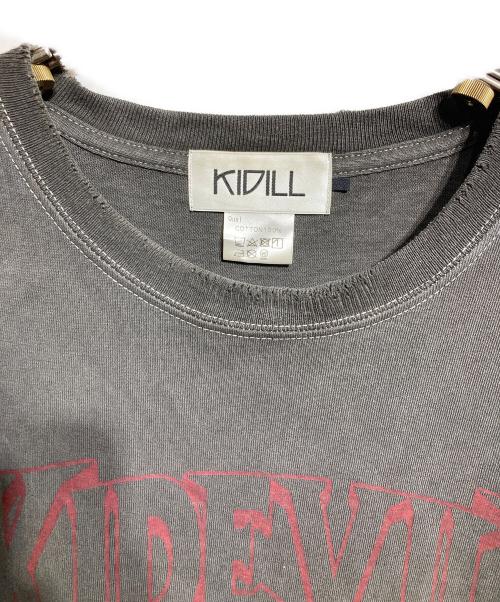 KIDILL（キディル）KIDILL (キディル) DESTROY T-SHIRT グレー サイズ:freeの古着・服飾アイテム