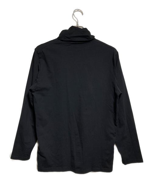 JIL SANDER+（ジルサンダープラス）JIL SANDER+ (ジルサンダープラス) タートルネックカットソー ブラック サイズ:Ｍの古着・服飾アイテム
