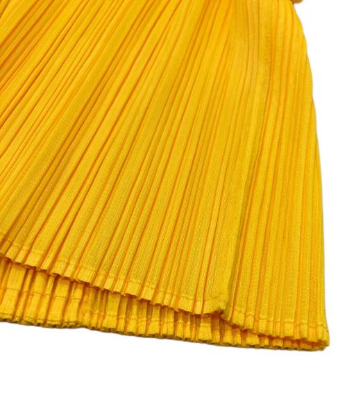 PLEATS PLEASE（プリーツプリーズ）PLEATS PLEASE (プリーツプリーズ) プリーツカーディガン オレンジ サイズ:4の古着・服飾アイテム