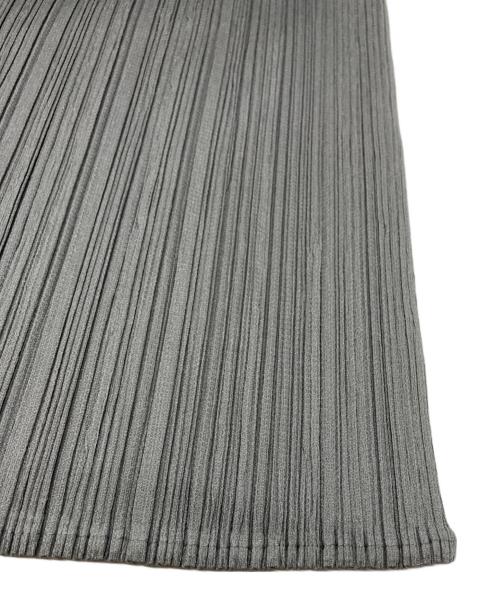 PLEATS PLEASE（プリーツプリーズ）PLEATS PLEASE (プリーツプリーズ) ノースリーブプリーツワンピース グレー サイズ:4の古着・服飾アイテム