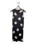 PLEATS PLEASE（プリーツプリーズ）の古着「ノースリーブプリーツドットワンピース/Sleeveless Pleated Polka-Dot Dress」｜ブラック