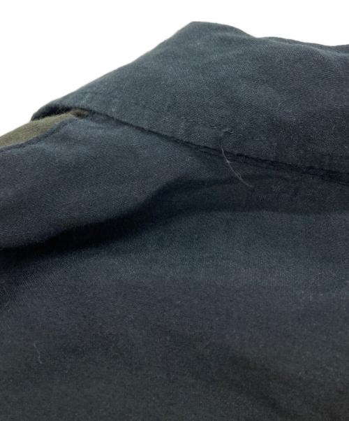 OUR LEGACY（アワーレガシー）OUR LEGACY (アワーレガシー) ABOVE SHIRT ブラック×カーキ サイズ:48の古着・服飾アイテム