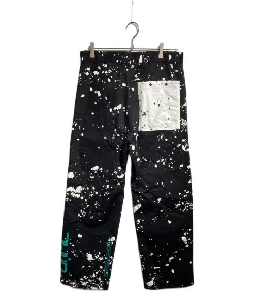 OAMC（オーエーエムシー）OAMC (オーエーエムシー) ペイント加工パンツ ブラック サイズ:31の古着・服飾アイテム