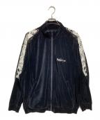 doubletダブレット）の古着「LINED CHAOS EMBROIDERY TRACK JACKET」｜ブラック