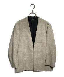 edition（エディション）の古着「TWEED ノーカラージャケット」｜ベージュ