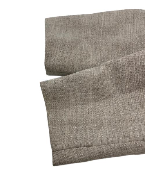 edition（エディション）edition (エディション) TWEED ノーカラージャケット ベージュ サイズ:Freeの古着・服飾アイテム