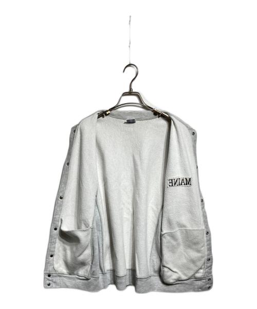 Champion（チャンピオン）Champion (チャンピオン) 90s リバースウィーブスナップカーディガン０＠ グレー サイズ:Ｍの古着・服飾アイテム