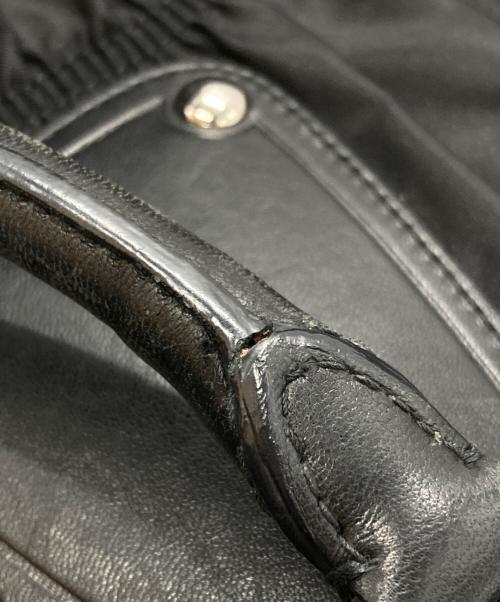 PRADA（プラダ）PRADA (プラダ) ギャザーナイロンハンドバッグ/Gathered Nylon Handbag ブラックの古着・服飾アイテム