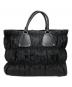 PRADA (プラダ) ギャザーナイロンハンドバッグ/Gathered Nylon Handbag ブラック：40000円