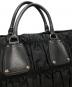 中古・古着 PRADA (プラダ) ギャザーナイロンハンドバッグ/Gathered Nylon Handbag ブラック：40000円