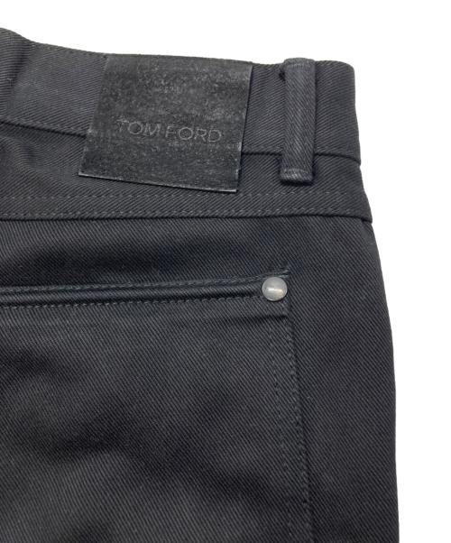 TOM FORD（トムフォード）TOM FORD (トムフォード) ストレートコットンデニムパンツ ブラック サイズ:29の古着・服飾アイテム