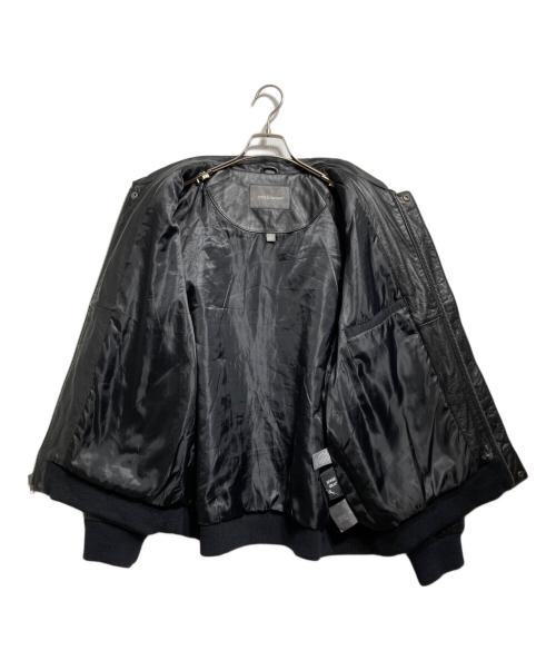 CROFT&BARROW（クロフトアンドバロー）CROFT&BARROW (クロフトアンドバロー) レザージャケット ブラック サイズ:ＸＬの古着・服飾アイテム