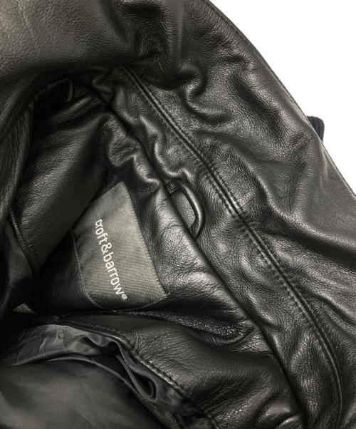 CROFT&BARROW（クロフトアンドバロー）CROFT&BARROW (クロフトアンドバロー) レザージャケット ブラック サイズ:ＸＬの古着・服飾アイテム