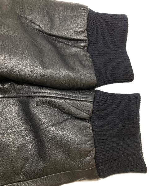 CROFT&BARROW（クロフトアンドバロー）CROFT&BARROW (クロフトアンドバロー) レザージャケット ブラック サイズ:ＸＬの古着・服飾アイテム