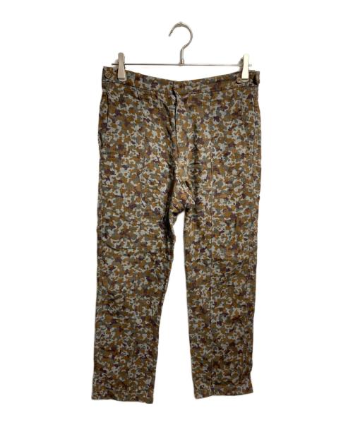 COMME des GARCONS HOMME PLUS（コムデギャルソンオムプリュス）COMME des GARCONS HOMME PLUS (コムデギャルソンオムプリュス) ストレートカモフラパンツ/ Straight-leg camouflage pants ブラウン サイズ:Sの古着・服飾アイテム