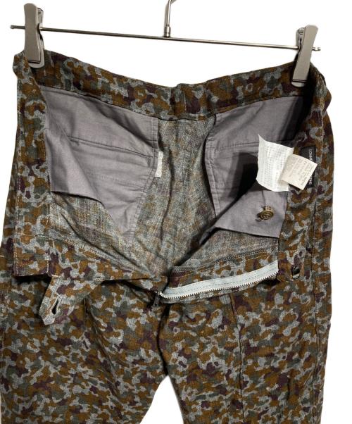 COMME des GARCONS HOMME PLUS（コムデギャルソンオムプリュス）COMME des GARCONS HOMME PLUS (コムデギャルソンオムプリュス) ストレートカモフラパンツ/ Straight-leg camouflage pants ブラウン サイズ:Sの古着・服飾アイテム