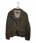 COMME des GARCONS HOMME PLUSコムデギャルソンオムプリュス）の古着「ポリ縮テーラードジャケット/Tailored jacket」｜ブラウン