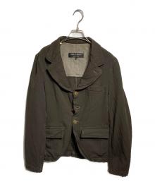 COMME des GARCONS HOMME PLUS（コムデギャルソンオムプリュス）の古着「ポリ縮テーラードジャケット/Tailored jacket」｜ブラウン