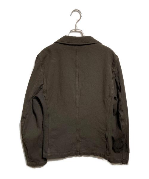 COMME des GARCONS HOMME PLUS（コムデギャルソンオムプリュス）COMME des GARCONS HOMME PLUS (コムデギャルソンオムプリュス) ポリ縮テーラードジャケット/Tailored jacket ブラウン サイズ:Ｓの古着・服飾アイテム