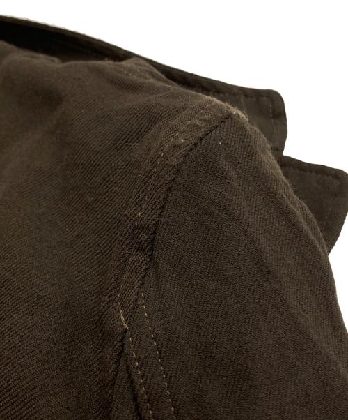 COMME des GARCONS HOMME PLUS（コムデギャルソンオムプリュス）COMME des GARCONS HOMME PLUS (コムデギャルソンオムプリュス) ポリ縮テーラードジャケット/Tailored jacket ブラウン サイズ:Ｓの古着・服飾アイテム