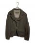 COMME des GARCONS HOMME PLUS（コムデギャルソンオムプリュス）の古着「ポリ縮テーラードジャケット/Tailored jacket」｜ブラウン