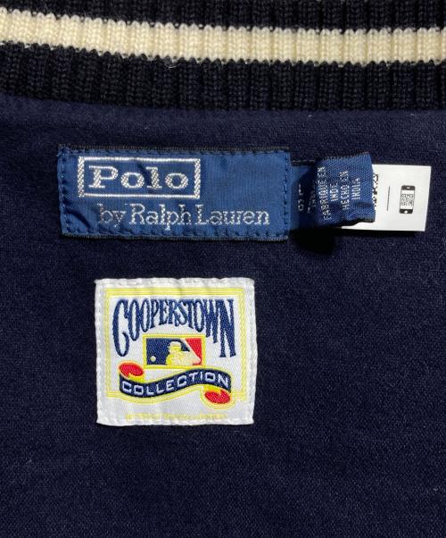 POLO RALPH LAUREN（ポロ・ラルフローレン）POLO RALPH LAUREN (ポロ・ラルフローレン) NEWYORK YANKEES (ニューヨークヤンキース) スタジャン/Varsity jacket グリーン サイズ:Ｌの古着・服飾アイテム