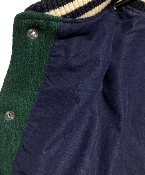 POLO RALPH LAUREN（ポロ・ラルフローレン）POLO RALPH LAUREN (ポロ・ラルフローレン) NEWYORK YANKEES (ニューヨークヤンキース) スタジャン/Varsity jacket グリーン サイズ:Ｌの古着・服飾アイテム