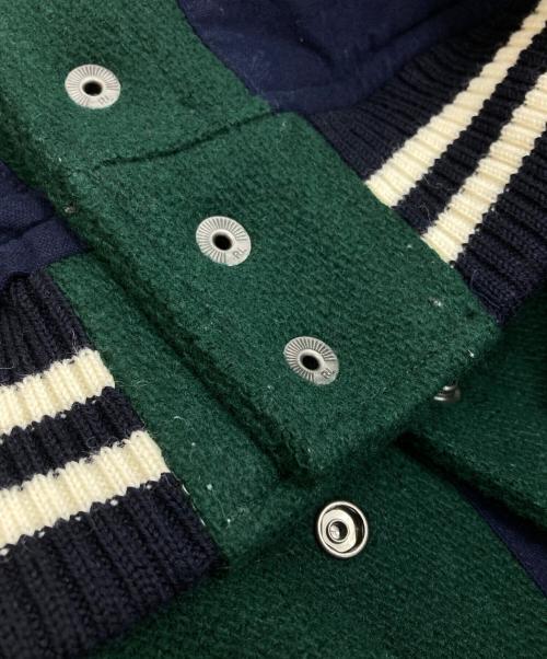 POLO RALPH LAUREN（ポロ・ラルフローレン）POLO RALPH LAUREN (ポロ・ラルフローレン) NEWYORK YANKEES (ニューヨークヤンキース) スタジャン/Varsity jacket グリーン サイズ:Ｌの古着・服飾アイテム