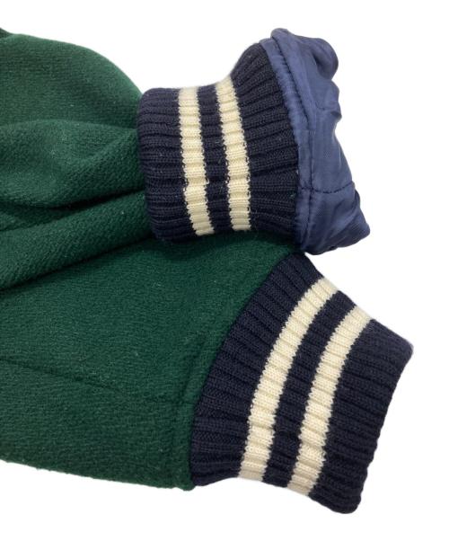 POLO RALPH LAUREN（ポロ・ラルフローレン）POLO RALPH LAUREN (ポロ・ラルフローレン) NEWYORK YANKEES (ニューヨークヤンキース) スタジャン/Varsity jacket グリーン サイズ:Ｌの古着・服飾アイテム