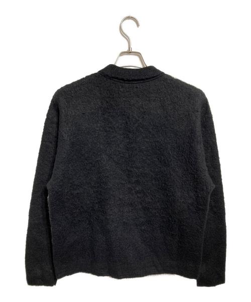 SAINT MICHAEL（セントマイケル）SAINT MICHAEL (セントマイケル) LEOPARD KNIT CARDIGAN ブラック サイズ:Lの古着・服飾アイテム