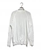 CHANELシャネル）の古着「バックヘンリーネックカットソー/Back-henley neck cut-and-sew top」｜ホワイト