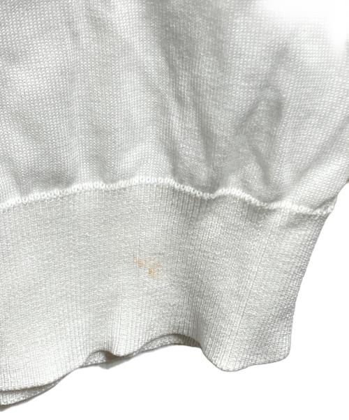 CHANEL（シャネル）CHANEL (シャネル) バックヘンリーネックカットソー/Back-henley neck cut-and-sew top ホワイト サイズ:34の古着・服飾アイテム