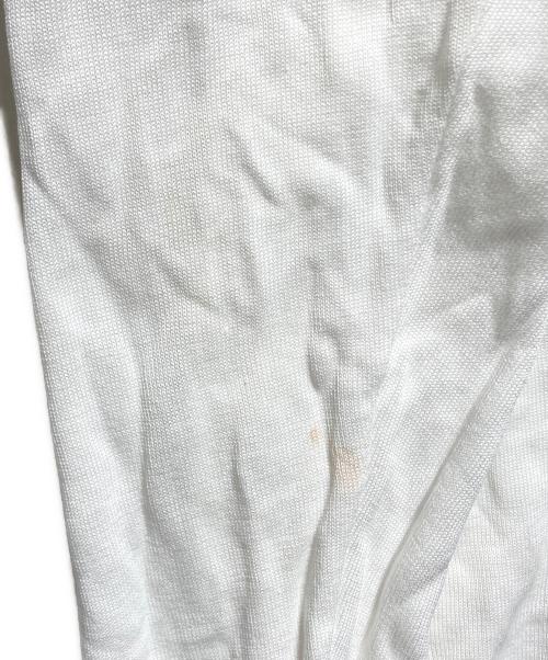 CHANEL（シャネル）CHANEL (シャネル) バックヘンリーネックカットソー/Back-henley neck cut-and-sew top ホワイト サイズ:34の古着・服飾アイテム