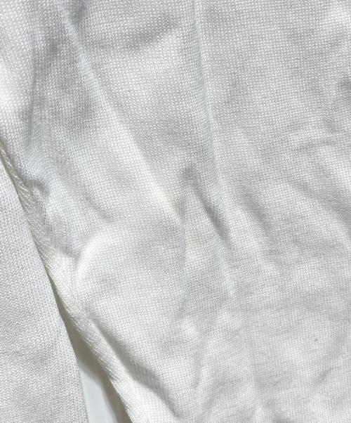 CHANEL（シャネル）CHANEL (シャネル) バックヘンリーネックカットソー/Back-henley neck cut-and-sew top ホワイト サイズ:34の古着・服飾アイテム